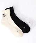 Back logo quarter socks (25.0-27.0cm compatible) - Other/Pattern 1