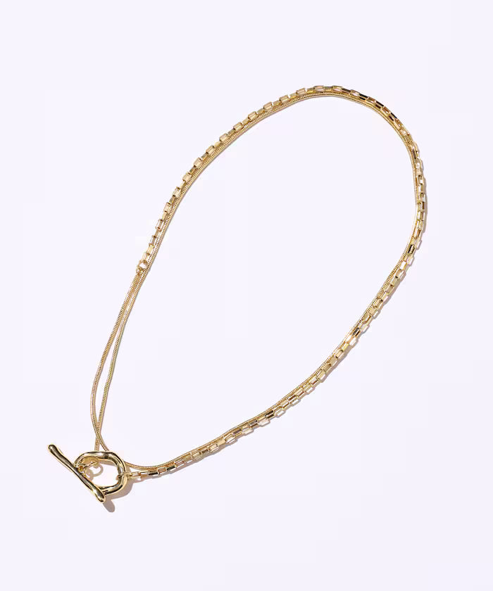 Double Chain Mantle Necklace