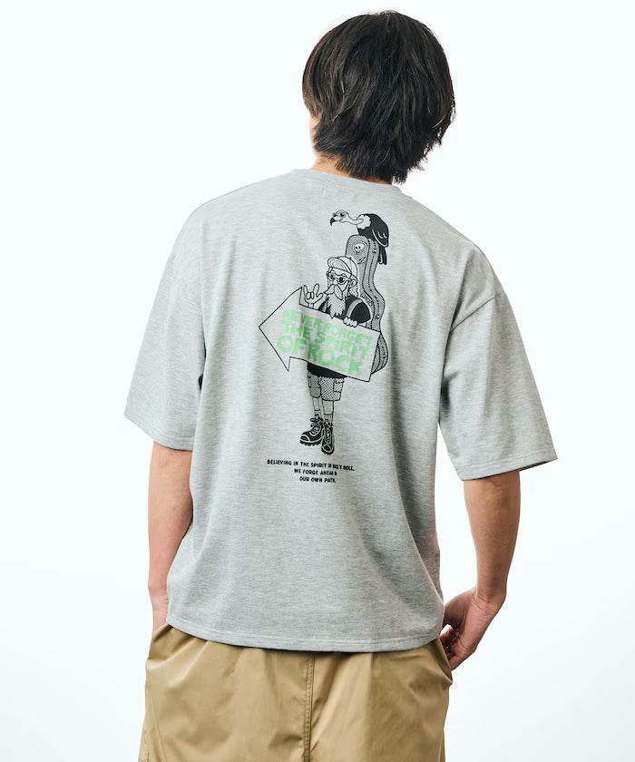 Limited Edition Big Silhouette Back Print T-Shirt CAMP MAN