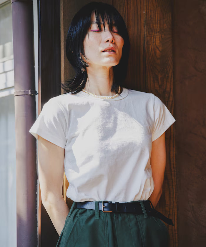 Hard Wash Process T-Shirt - White