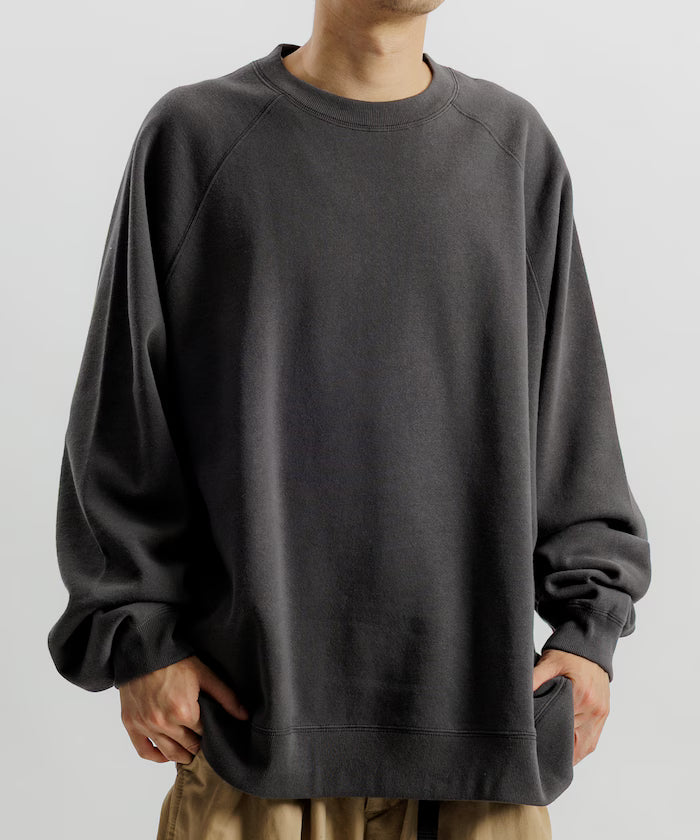 12oz Heavyweight Big Silhouette Raglan Sleeve Crew Neck Sweatshirt 【Limited Edition】