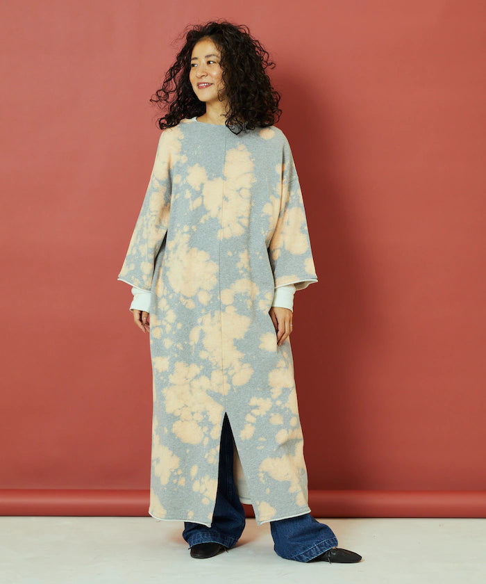 Bleach Back Sweat Ribbon One-Piece