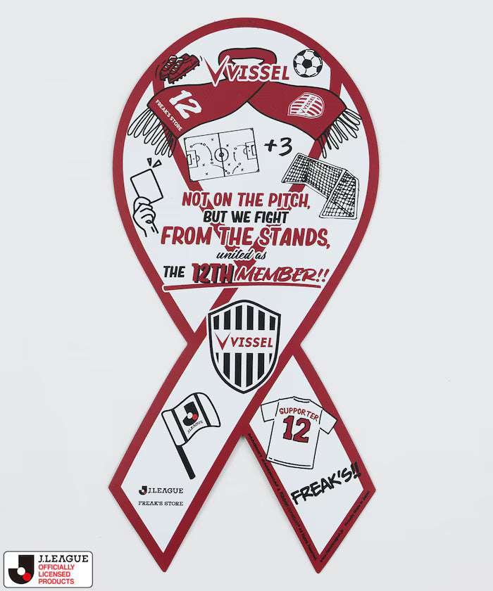 [Sales starting on May 15 at 12:00] J.LEAGUE × FREAK’S STORE Exclusive RIBBON MAGNET - Vissel Kobe