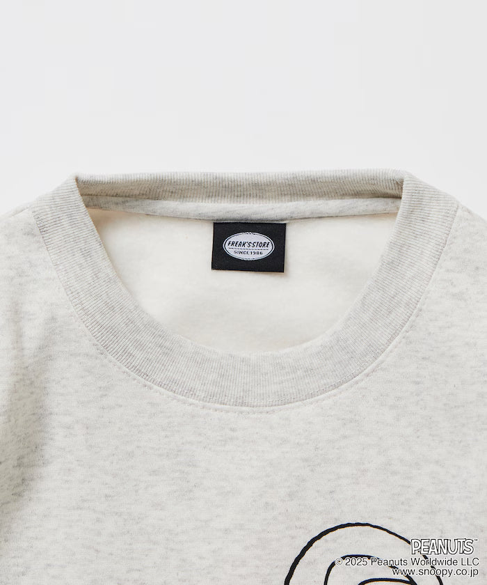 PEANUTS/Peanuts Exclusive Front Print Crew Neck Sweat/Shibe 【Limited Edition】
