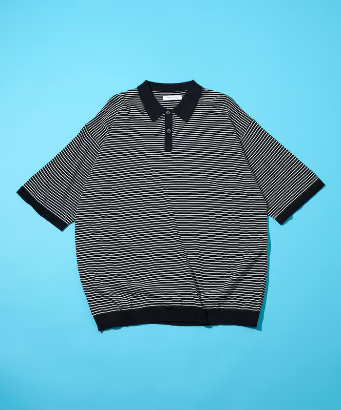 [New Color Added] SUPER ICE / Super Ice Short Sleeve Polo Neck Knit / Contact Cold Sensation