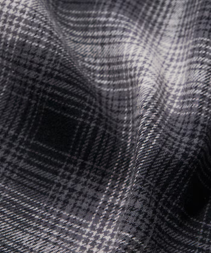 Wide Silhouette Ombre Check Spindle Shirt [Limited Edition]