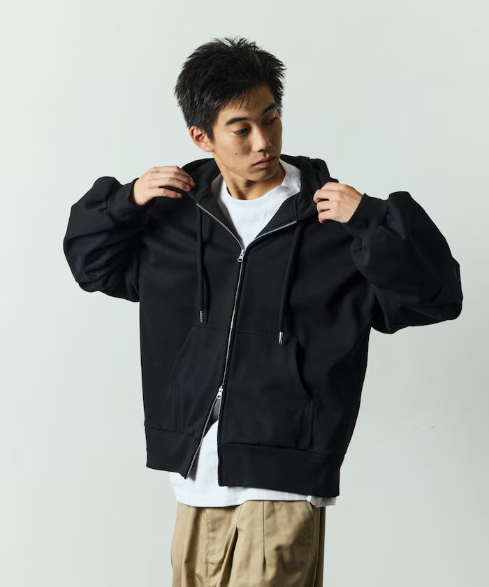 Relaxed Fit Bonding Zip-Up Parker [Limited Edition]