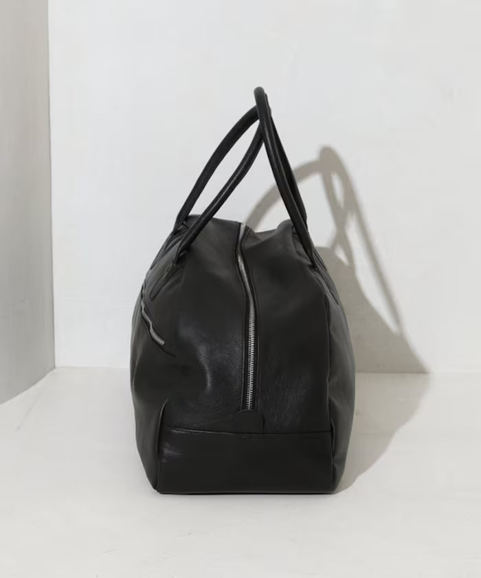Big Leather Boston bag / Leather Boston Bag / Cowhide / Water-repellent Leather