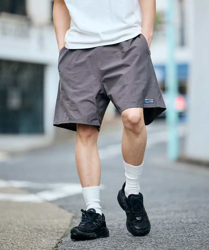 Cotton Nylon Packable Easy Shorts [Limited Edition] - Charcoal Gray