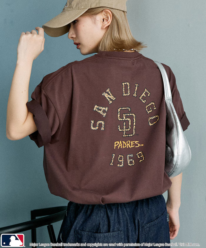 Limited Edition MLB Leopard Print Logo T-Shirt