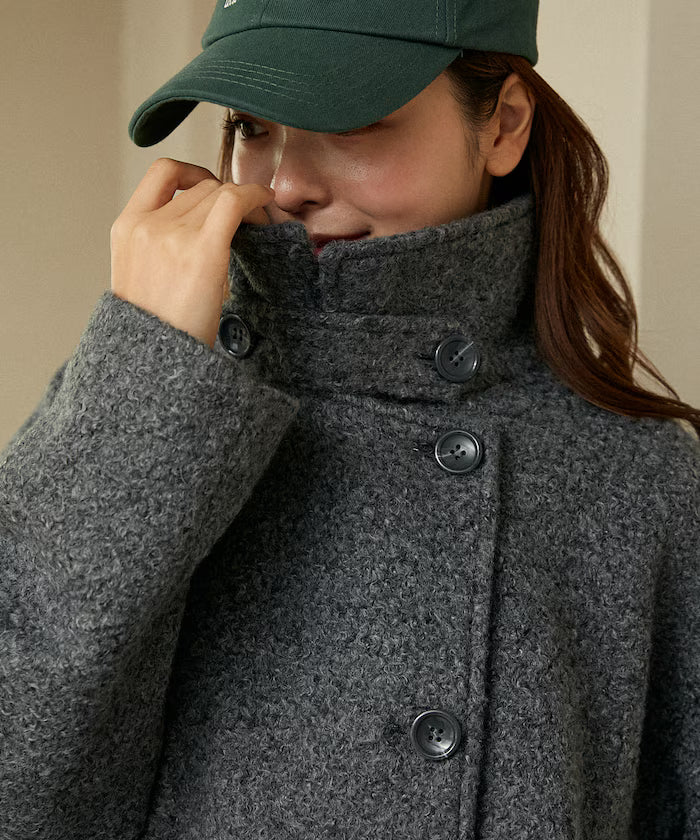 Multicolor Shaggy Long Coat Limited Edition