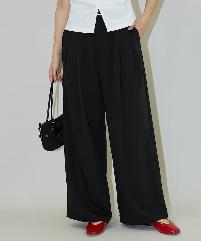 2-pleat slacks pants limited edition