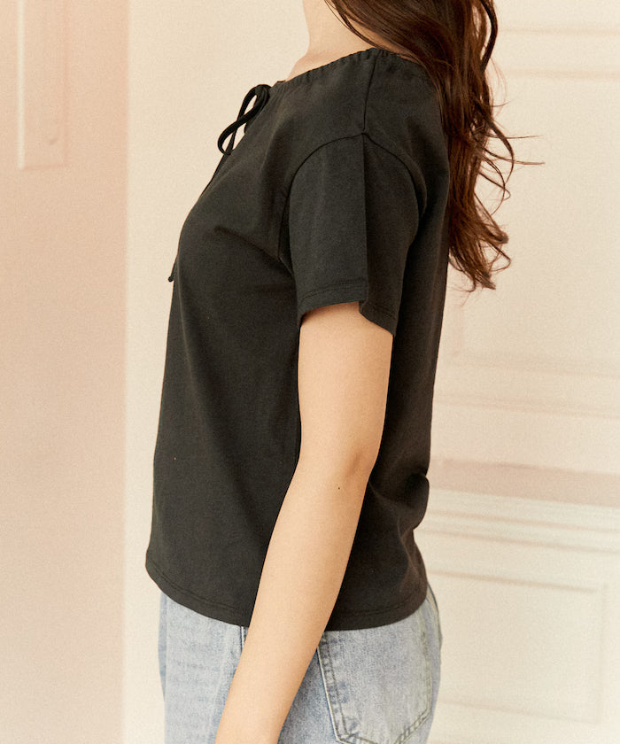 Drawstring Ribbon T-Shirt Limited Edition