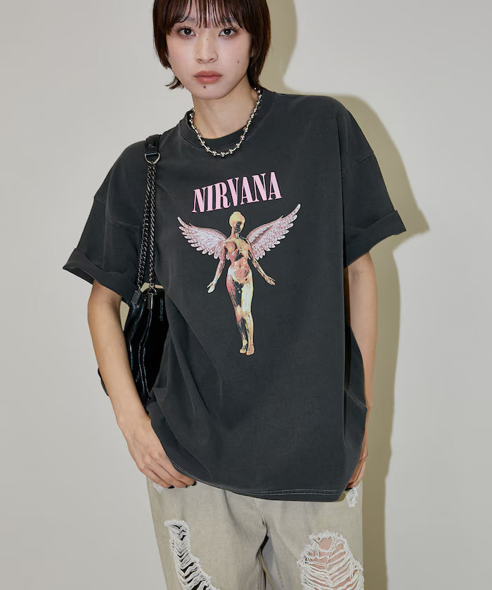NIRVANA IN UTERO Band T-shirt Limited Edition