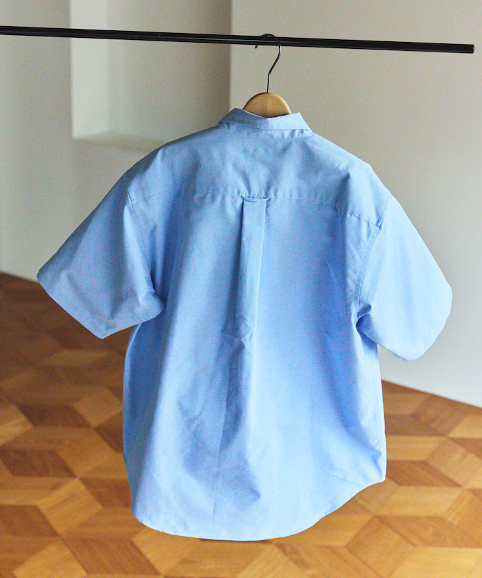 AIRDRY HIGH TECHYARN high-performance material oxford button-down shirt short sleeve moisture-wicking quick-dry