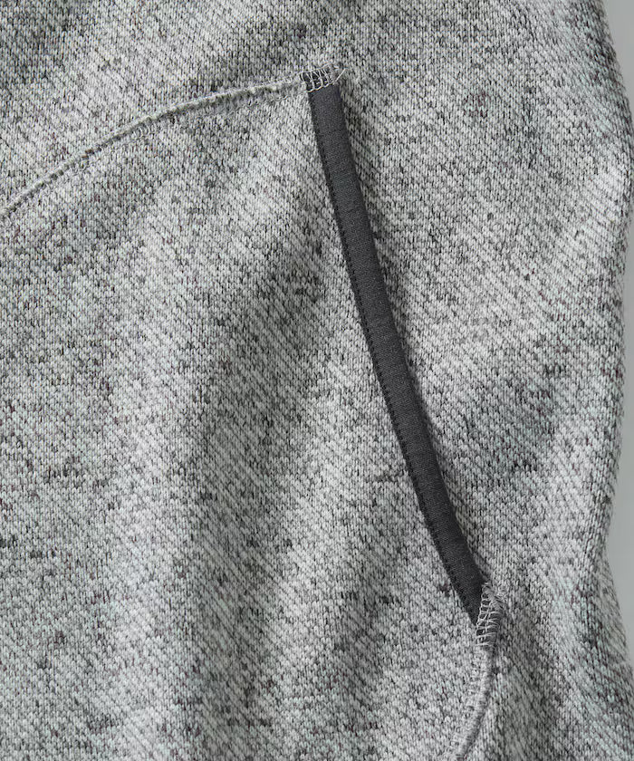 Relaxed Fit Knit Fleece Cardigan