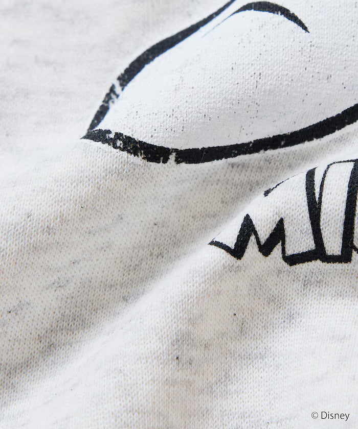 DISNEY/Mickey Mouse/Custom Crew Neck Printed Sweatshirt/Heart [Limited Edition]