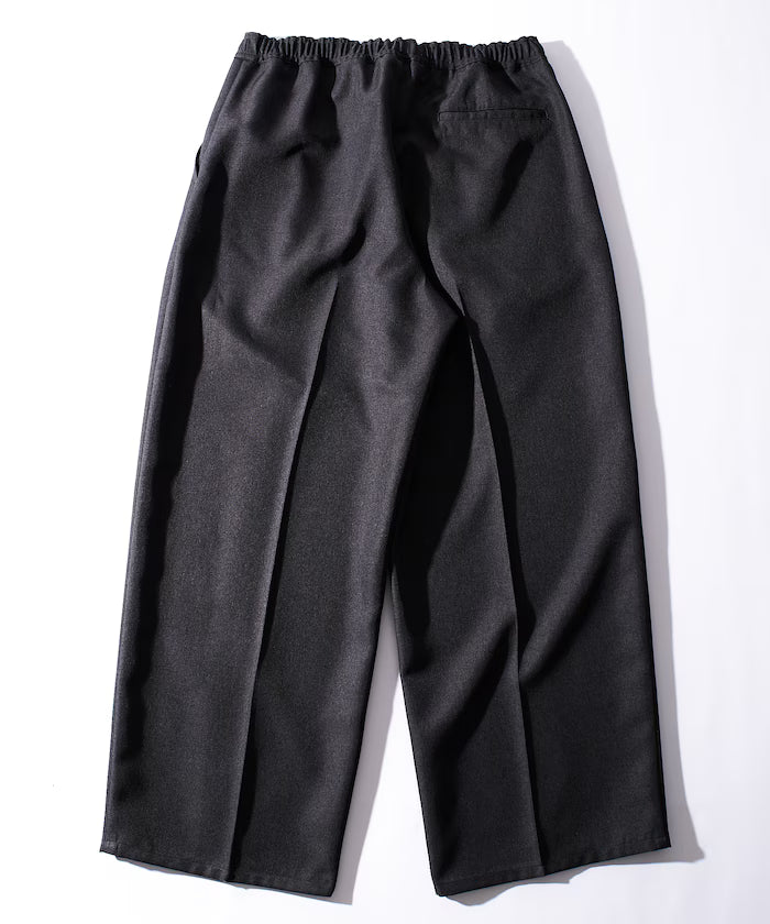 Wide Silhouette Staple Twill Easy Slacks/Wide Slacks [Limited Edition]