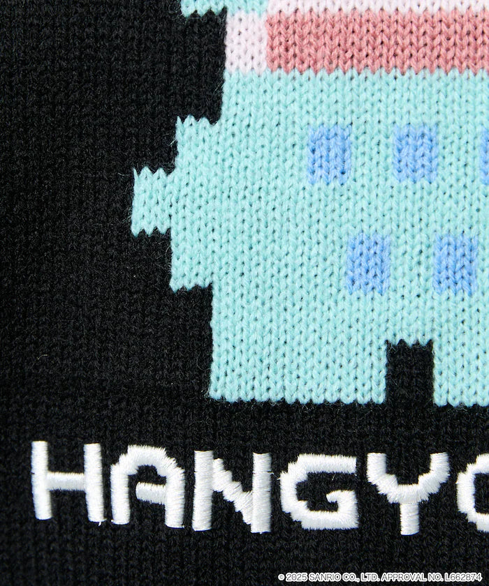 "SANRIO/Sanrio" Pixel Art Jacquard Knit Limited Edition