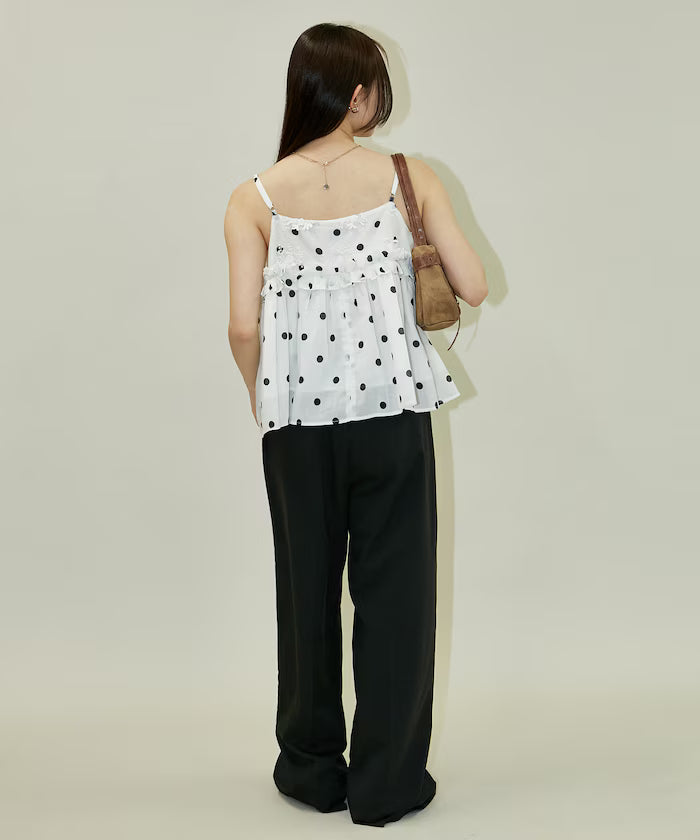 Floral Embroidery Detail Camisole Bustier Limited Edition