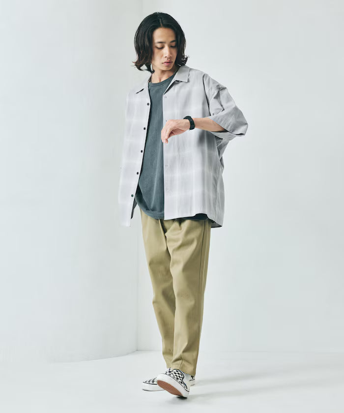 Basic Silhouette Stretch Easy Tapered Pants 【Limited Release】