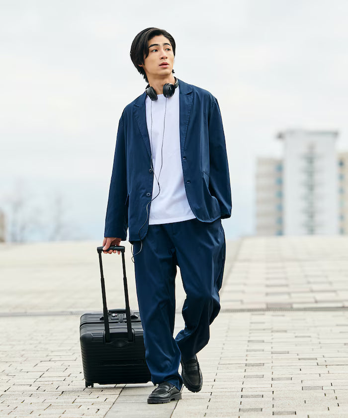 AiRide/Air Ride Relax Fit Packable Travel Set Up/Tailored Jacket/Wide Tapered Pants/Quick Dry/UV Cut 【Limited Edition】