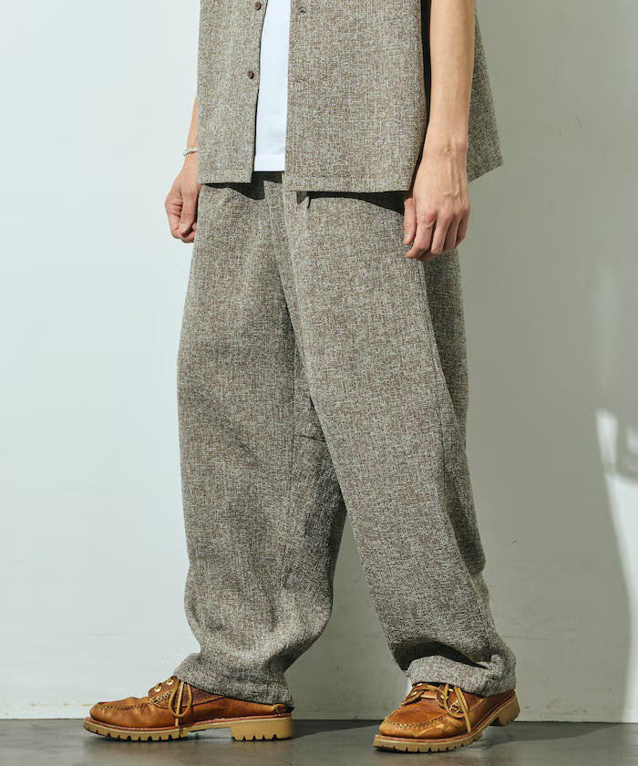 Spindle Summer Tweed Easy Wide Pants