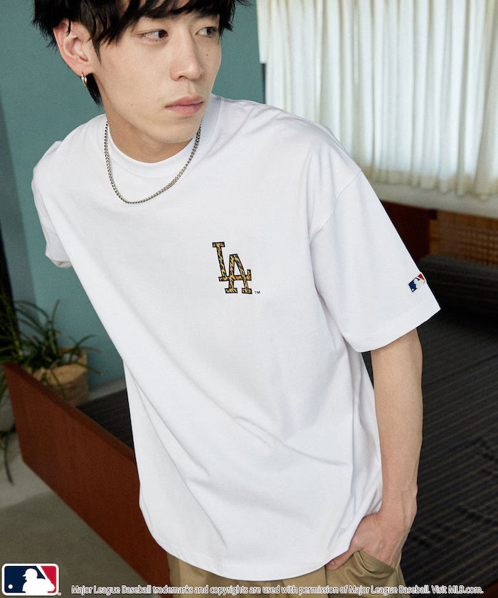 Limited Edition MLB Leopard Print Logo T-Shirt