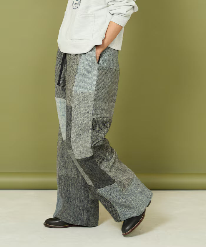 Remake Tweed Pants - Gray