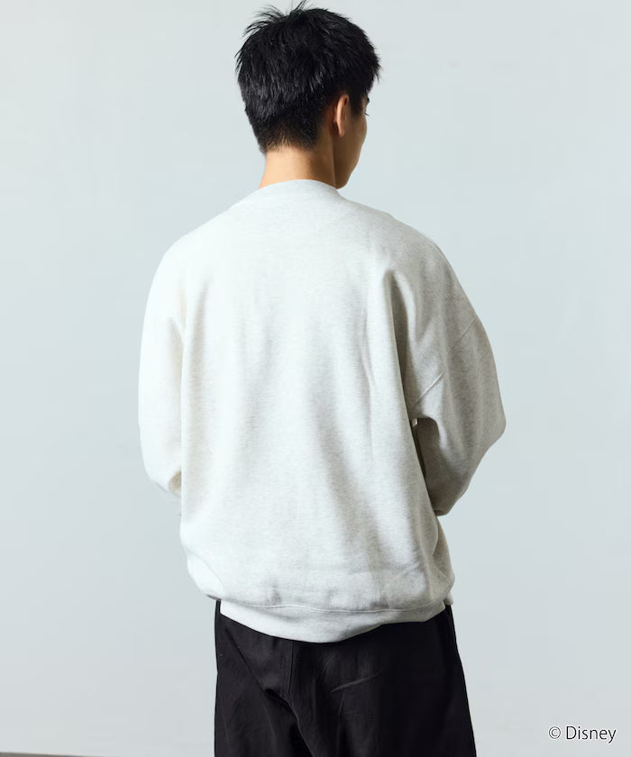 DISNEY/Mickey Mouse/Custom Crew Neck Printed Sweatshirt/Heart [Limited Edition]