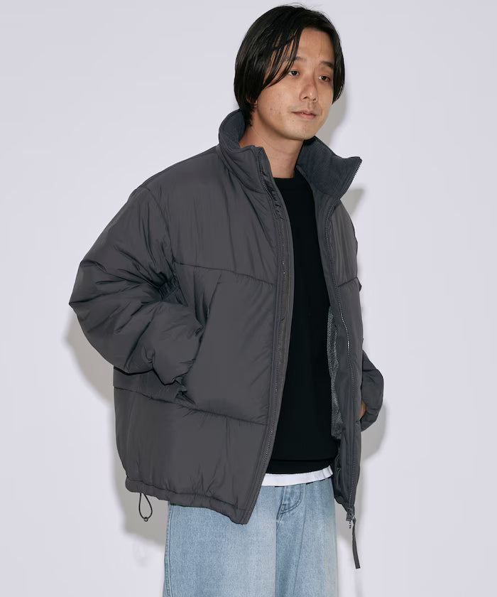 PRIMALOFT PUFF JACKET / Primaloft Stand Collar Puff Jacket / Insulated Blouson