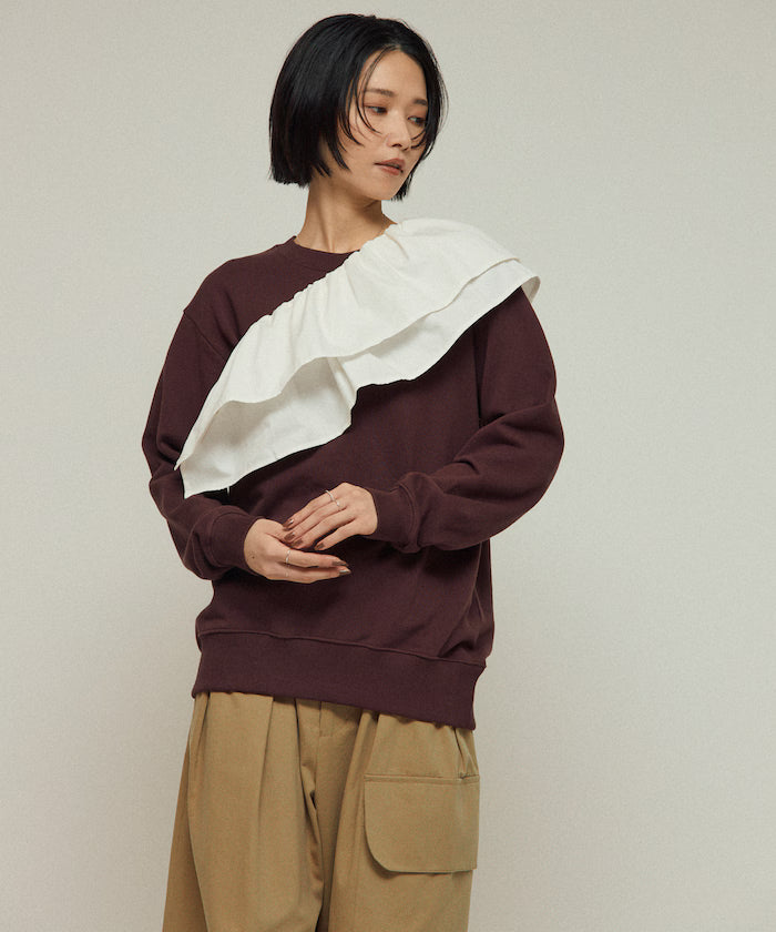 Organic Cotton Multiway Color Sweat / Back毛 Sweat / Set Item