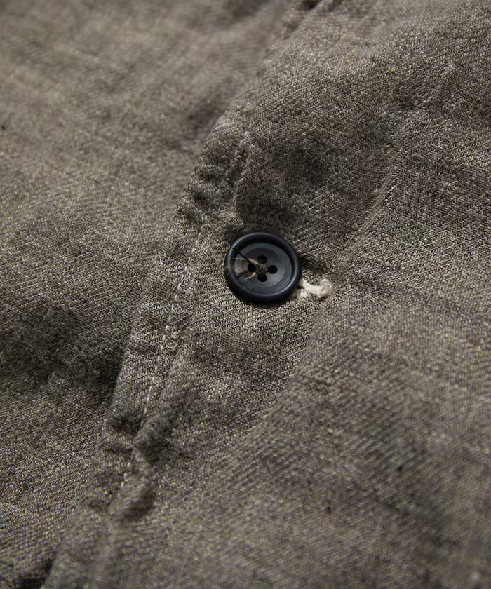 French Linen Tweed Tailored Jacket