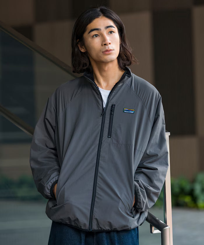 Relaxed Fit Nylon Fleece Reversible Blouson [Limited Release]