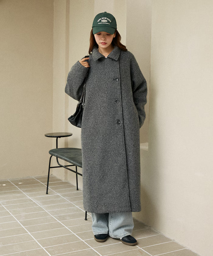 Multicolor Shaggy Long Coat Limited Edition