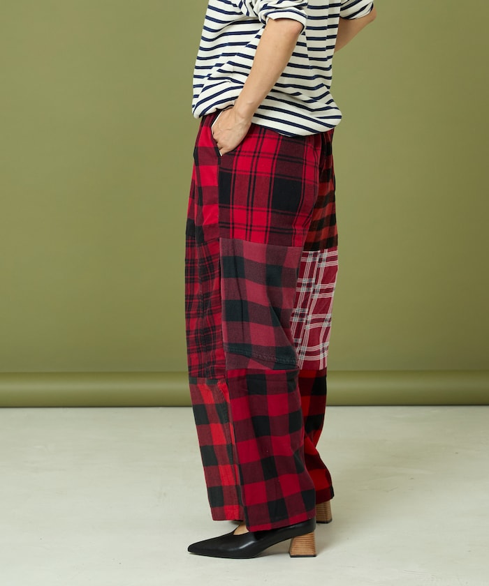 Flannel Check Easy Pants