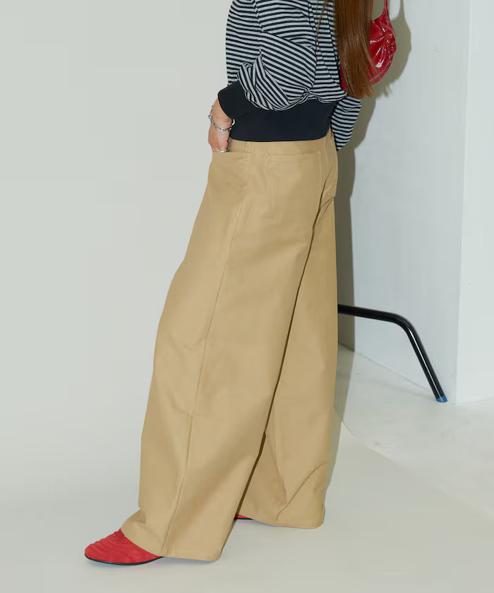 Barrel Pants with Slash Pocket Limited Edition