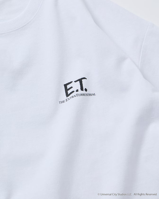 E.T. Big Silhouette Back Print Crew Neck T-Shirt Limited Edition