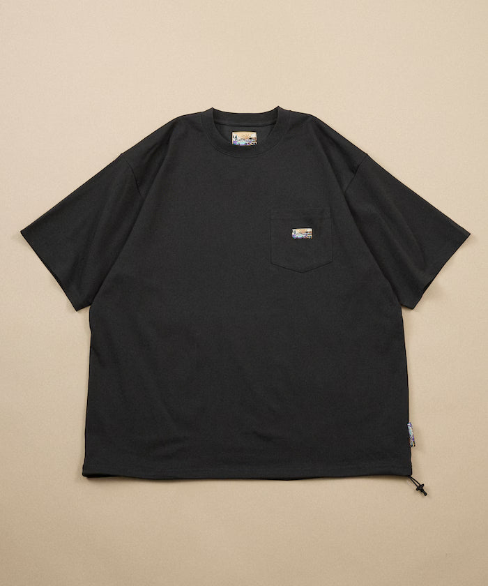 FREAK'S STORE for BEACH & FES Relax Fit One Point Logo Spindle Pocket T-shirt