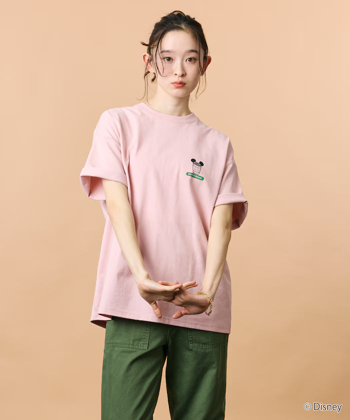 DISNEY/Mickey Mouse/Exclusive Crew Neck Printed Sweatshirt/FOOD 【Limited Release】