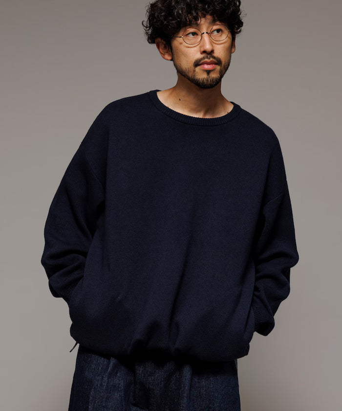 Milan Rib Spindle Crew Knit / Easy Care