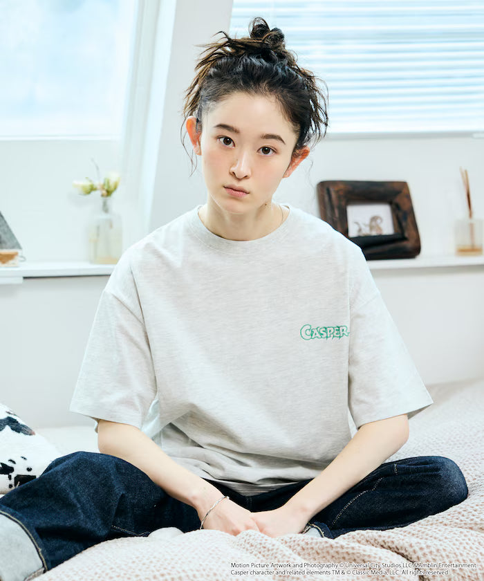 Casper Exclusive Big Silhouette Back Print Crew Neck T-Shirt [Limited Edition]