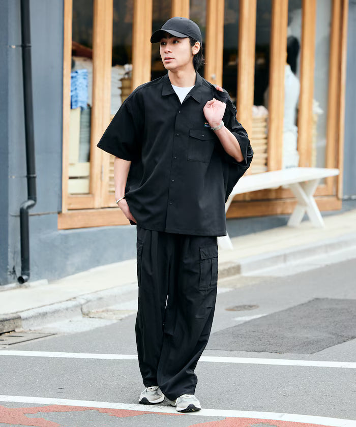 AiRide/AiRide Wide Silhouette Packable Easy Cargo Pants/Aquick drying/UV cut 【Limited Edition】