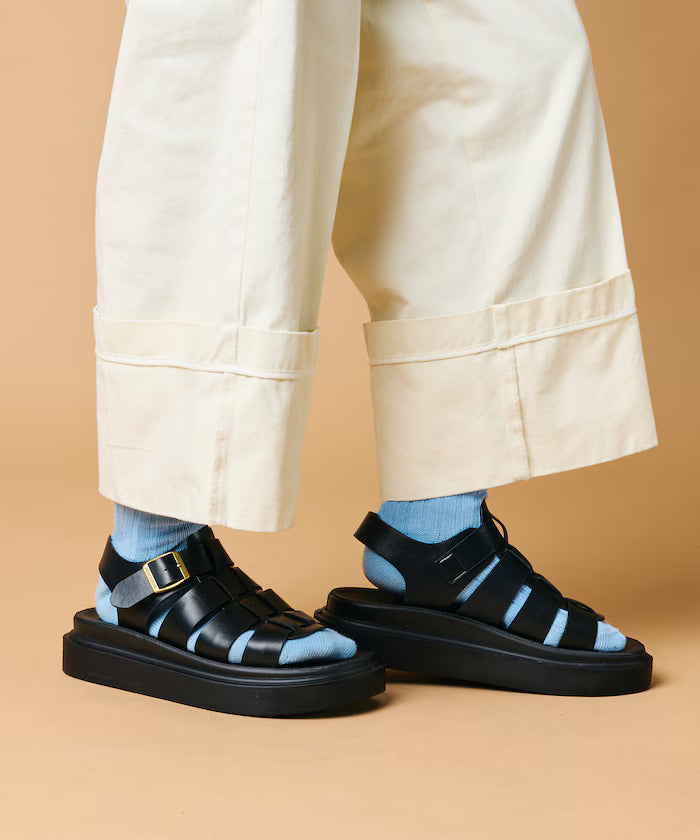 Leatherlet Gurka Sandals / Platform Sole [23=28cm] 【Limited Edition】