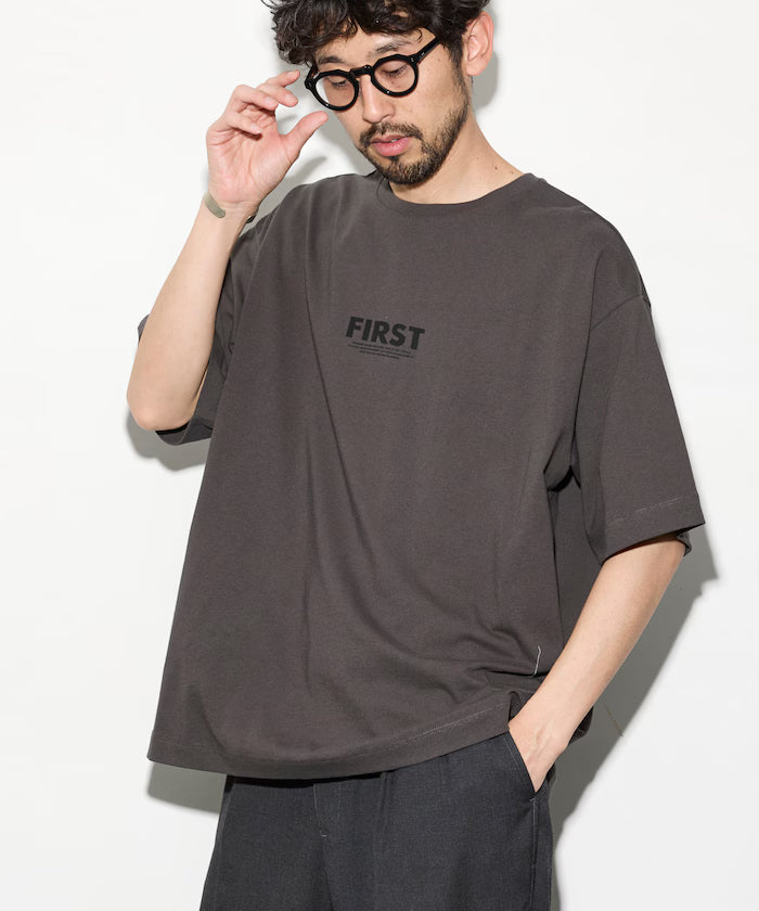 6 Ounce Front Logo Print Crew Neck T-Shirt / Back Print T-Shirt PRINT FRESH FIRST