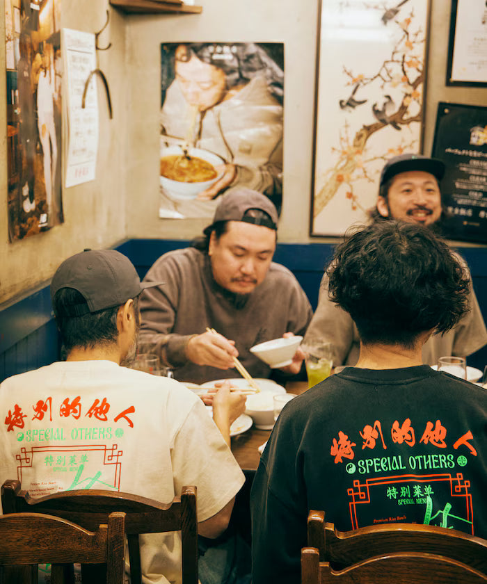 SPE x Purple Gold Hotel x FREAK'S Glow-in-the-Dark Back Print Crewneck Sweatshirt