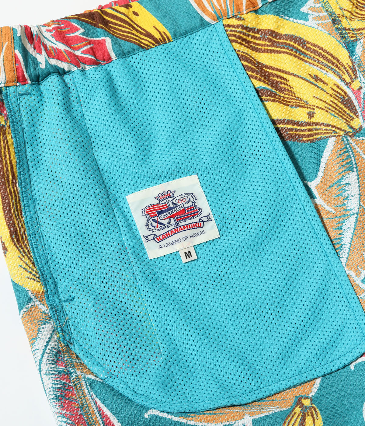 DUKE KAHANAMOKU COOLMAX® HAWAIIAN SHORTS “DUKE’S BANANA LEAF”