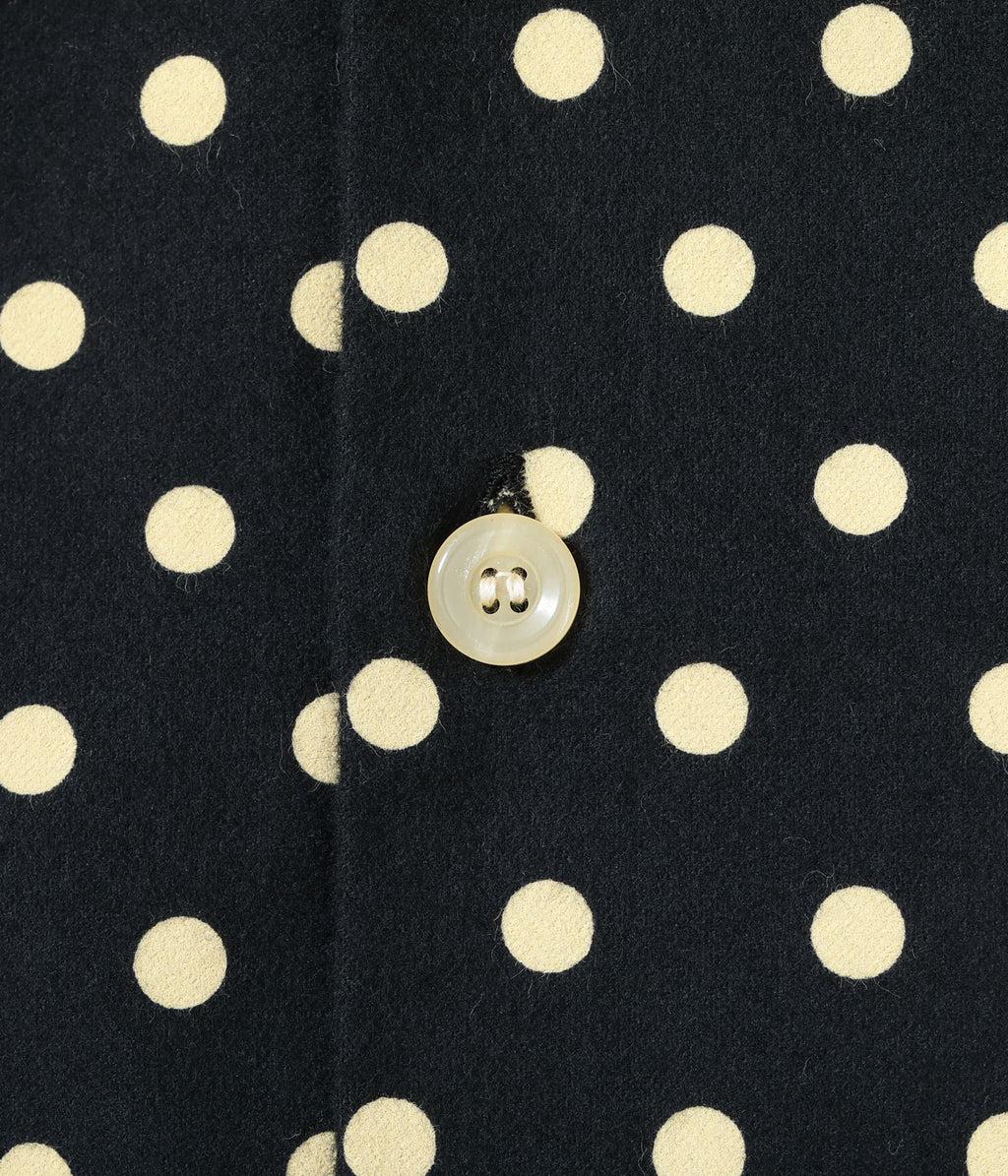 Early 1950s Style Flannel Sports Shirt “POLKA DOT”