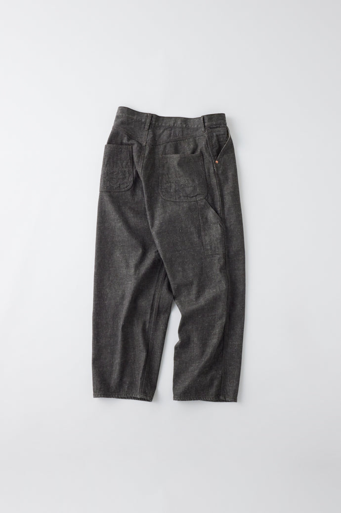 GL42408A / RECYCLED WASTE SUVIN COTTON YARN 11.5oz. DENIM PAINTER PANTS