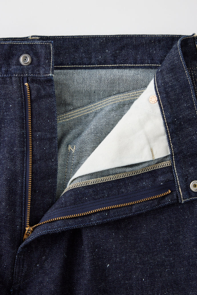 GL42408A / RECYCLED WASTE SUVIN COTTON YARN 11.5oz. DENIM PAINTER PANTS